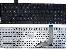 Клавиатура для ноутбука Asus X542, A542, K542 черная без рамки