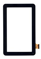 Сенсорное стекло (тачскрин) для Irbis TZ18 черное с рамкой