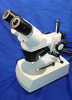 Стерео микроскоп 20х/40х с регулируемой диодной подсветкой