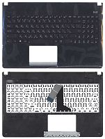 Клавиатура для ноутбука Asus X501A черная топ-панель