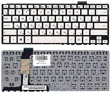 Клавиатура для ноутбука Asus UX360 серебряная