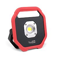 Аккумуляторный фонарь TopON TOP-MX1MG LED 10 Вт 1100 лм 3.7 В 4.4 Ач 16.3 Втч магнитное крепление Красный