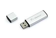 Флешка USB Dr. Memory 009 4Гб, USB 2.0, серебристый